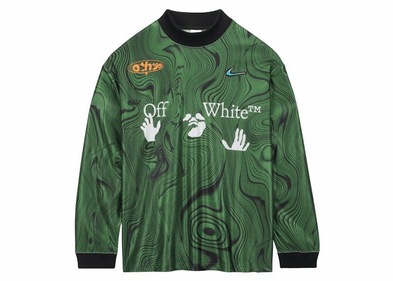 Nike x Off-White Allover Print Jersey Kelly Green Men's - FW23 - US