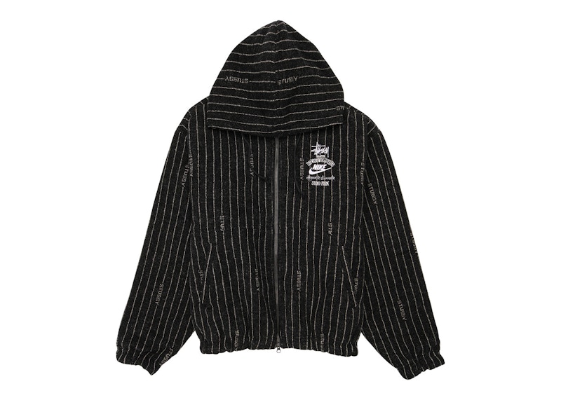 Nike x Stussy Striped Wool Jacket (Asia Sizing) Black メンズ