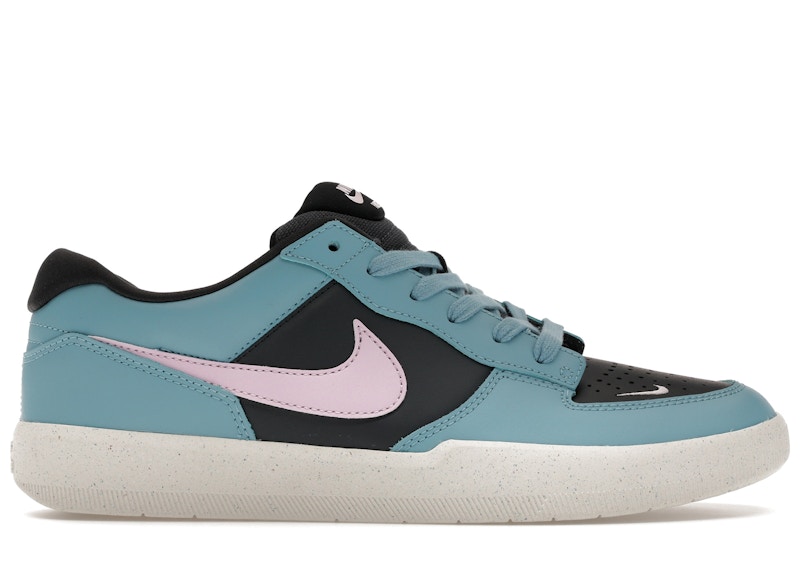 Nike SB Force 58 Premium Denim Turquoise Dark Smoke Grey Red Sepia