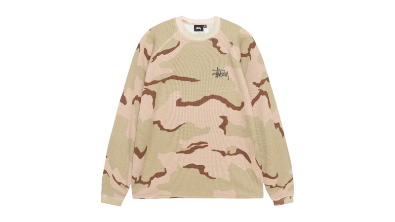 Stussy Basic Thermal Sand Camo Men's - FW24 - US