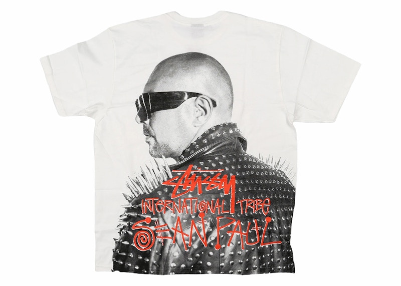 STÜSSY & SEAN PAUL TEE 白 L Stussy Sean Paul Tee White Men's