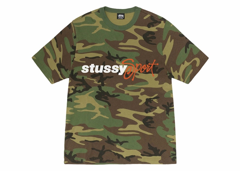 Stussy Sport Script Tee Camo Men's - SS24 - GB