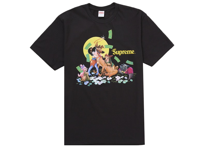 Supreme All Dogs Go To Heaven Tee Black Men's - FW25 - GB