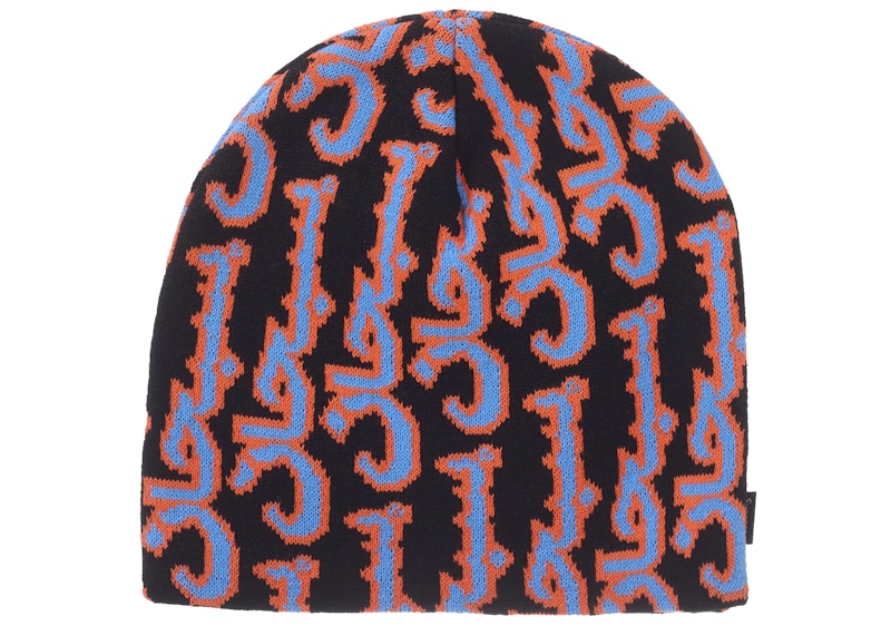 Supreme Arabic Jacquard Beanie Black - FW25 - US