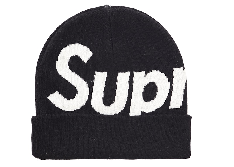 Supreme Big Logo Beanie (FW21) Black - FW21 - US