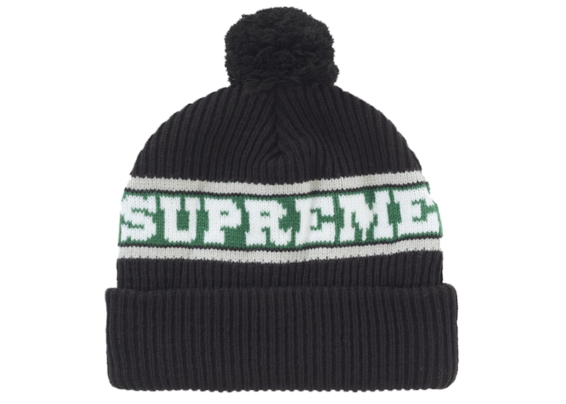 Supreme Big Stripe Beanie (FW24) Black - FW24 - US
