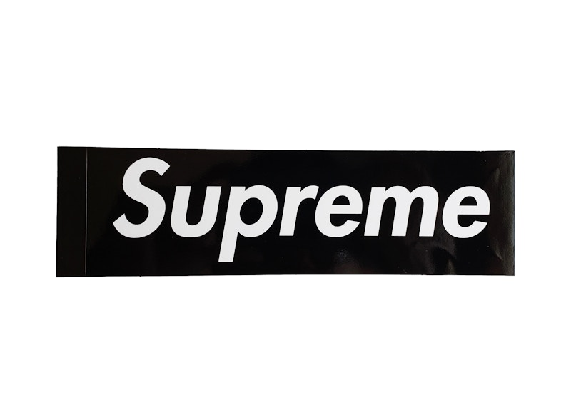 Supreme Black Box Logo Sticker – DE