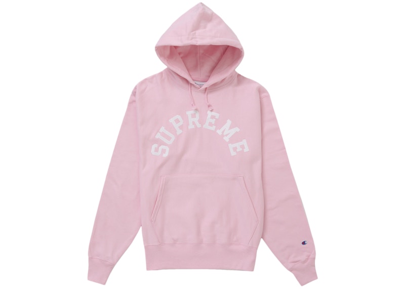 Supreme Champion Hooded Sweatshirt (SS25) Pink Men's - SS25 - US