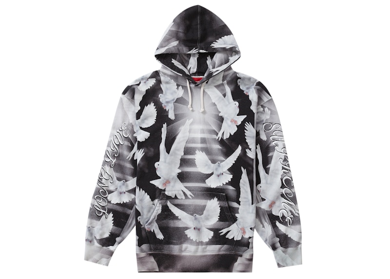 Supreme Doves Hooded Sweatshirt (SS22) Black Men's - SS22 - US
