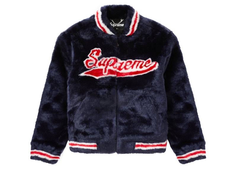 Supreme-Faux-Fur-Varsity-