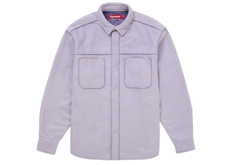 Supreme-Faux-Suede-Snap-Shirt-