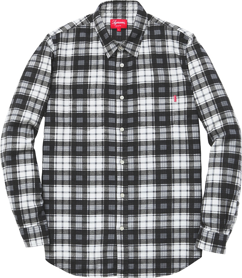 Supreme-Flannel-Shirt-Black.
