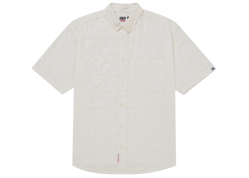 Supreme GOODENOUGH Patchwork S/S Shirt White Men's - SS25 - US