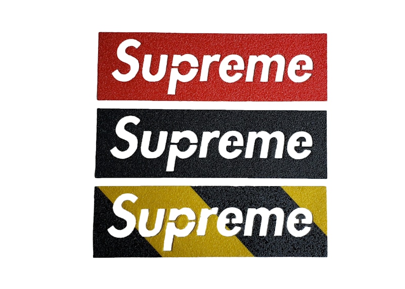 Supreme Grip Tape Box Logo Aufkleber Set – DE