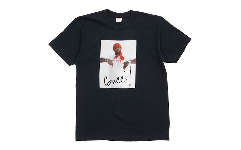Supreme Gucci Mane Tee Black Men's - FW16 - GB