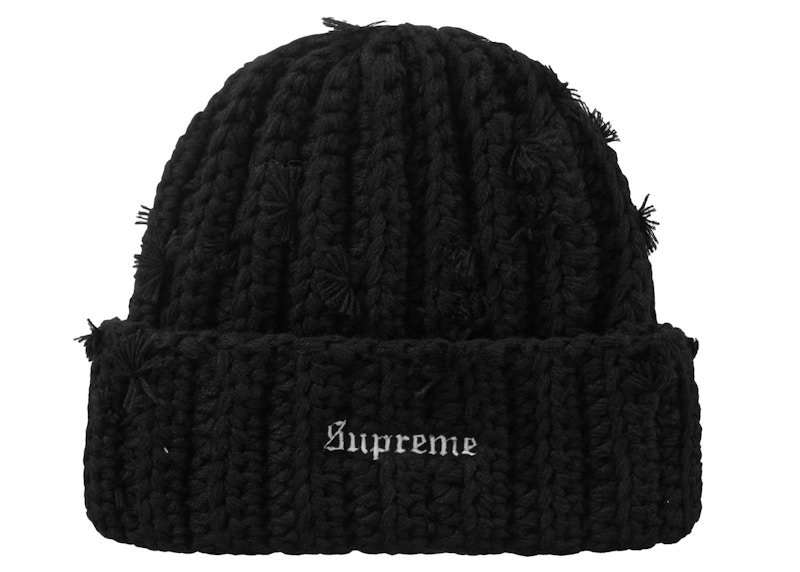 Supreme Hand Tied Beanie Black - FW23 - US