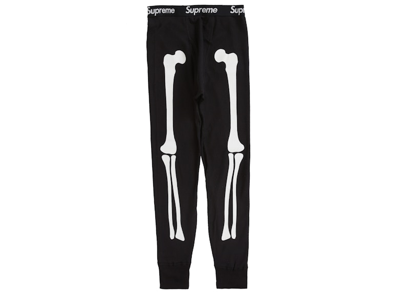 Supreme Hanes Bones Thermal Pant (1 Pack) Black - US