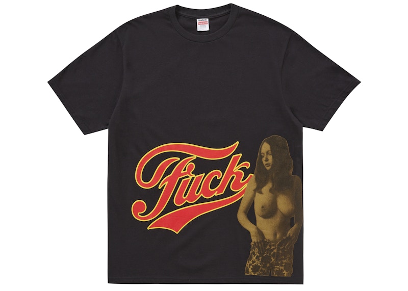 Supreme Hysteric Glamour Fuck Tee Black メンズ - FW24 - JP