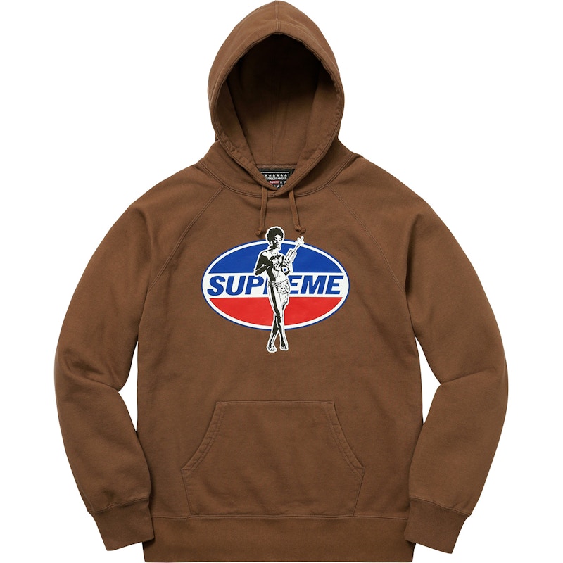 Supreme Hysteric Glamour Hoodie Brown Men's - FW17 - US