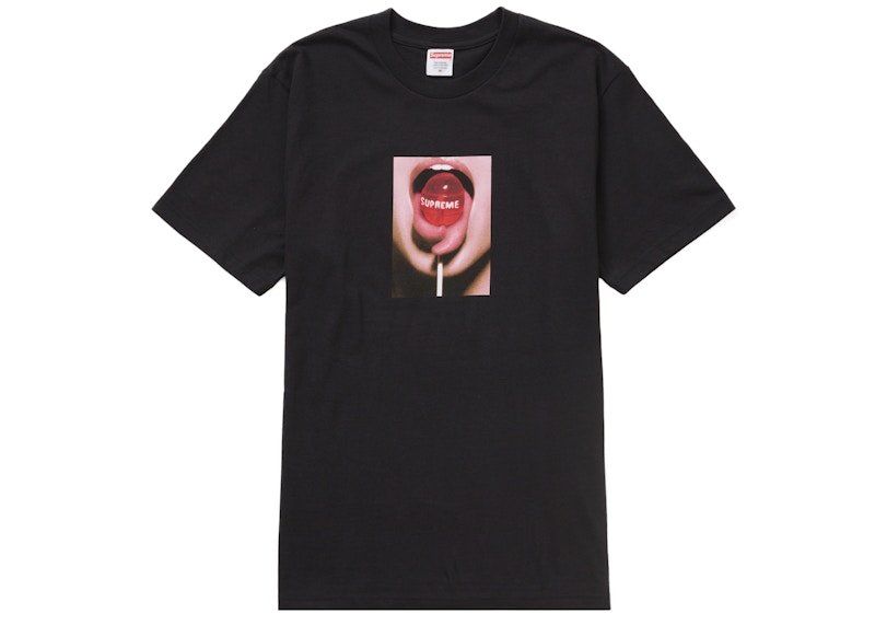 Supreme Lollipop Tee Black Men's - FW24 - US