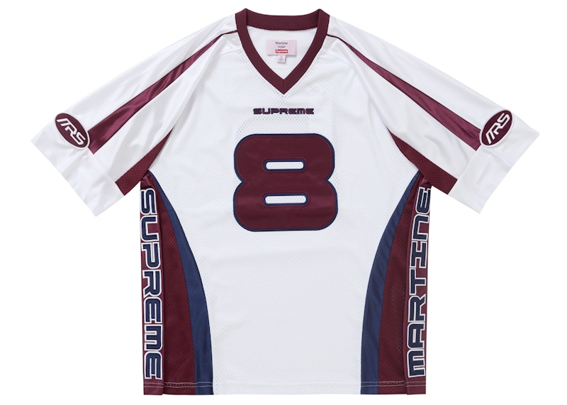 Supreme Martine Rose Football Jersey White Men's - FW24 - US
