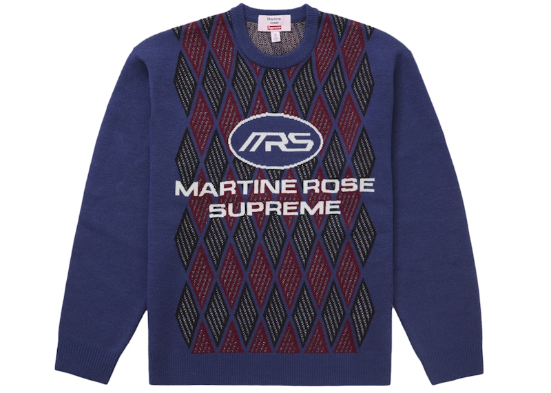 Supreme Martine Rose Sweater Blue Men's - FW24 - US