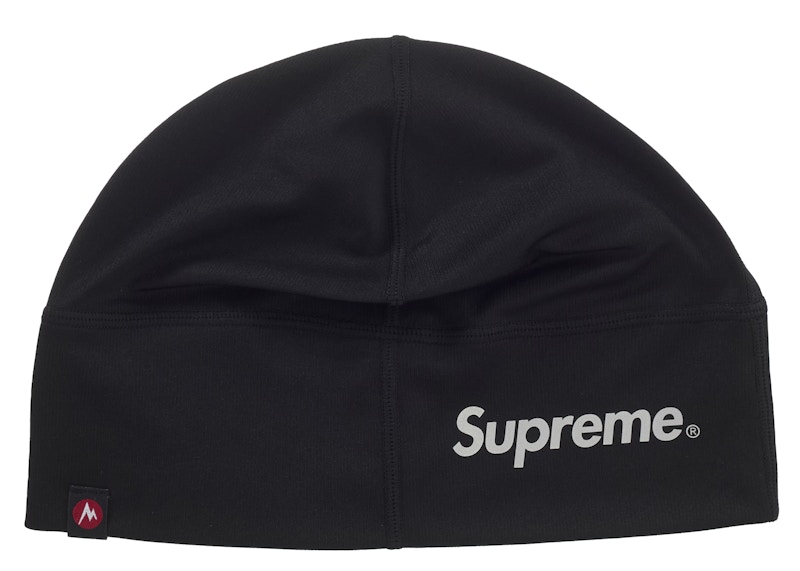 Supreme Marmot Baselayer Mütze Schwarz - FW25 – DE