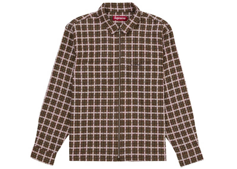 Supreme Metallic Plaid Zip Up Shirt Multicolor メンズ - FW25 - JP