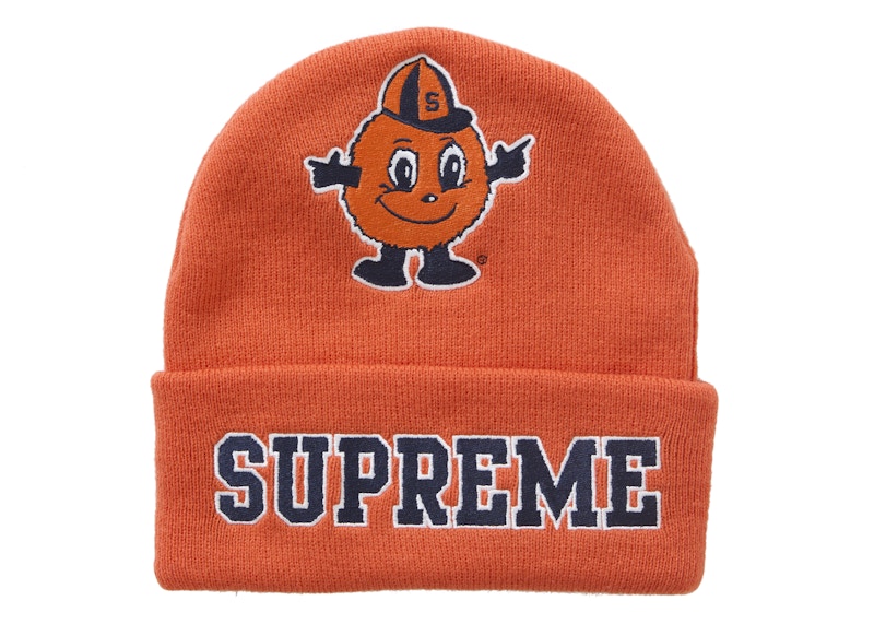 Supreme Mitchell & Ness NCAA Beanie Orange - FW24 - US