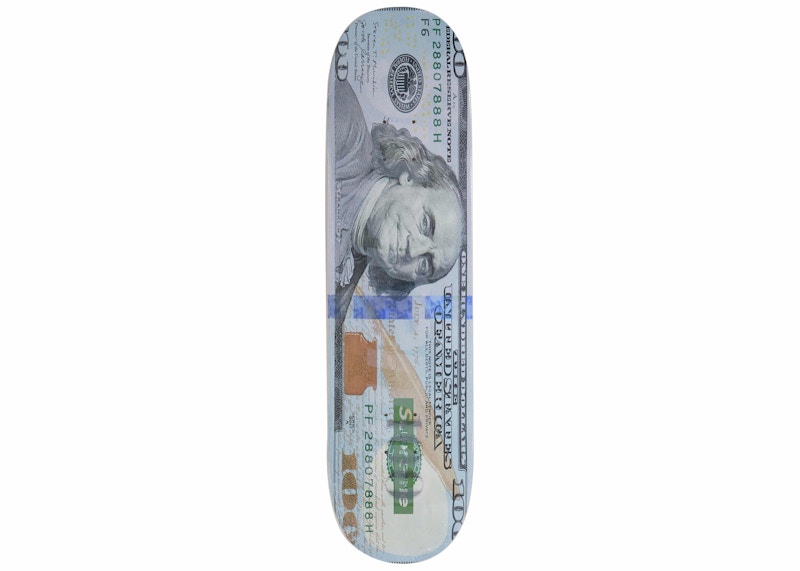 Supreme Money Logo Skateboard Deck Multicolor - JP