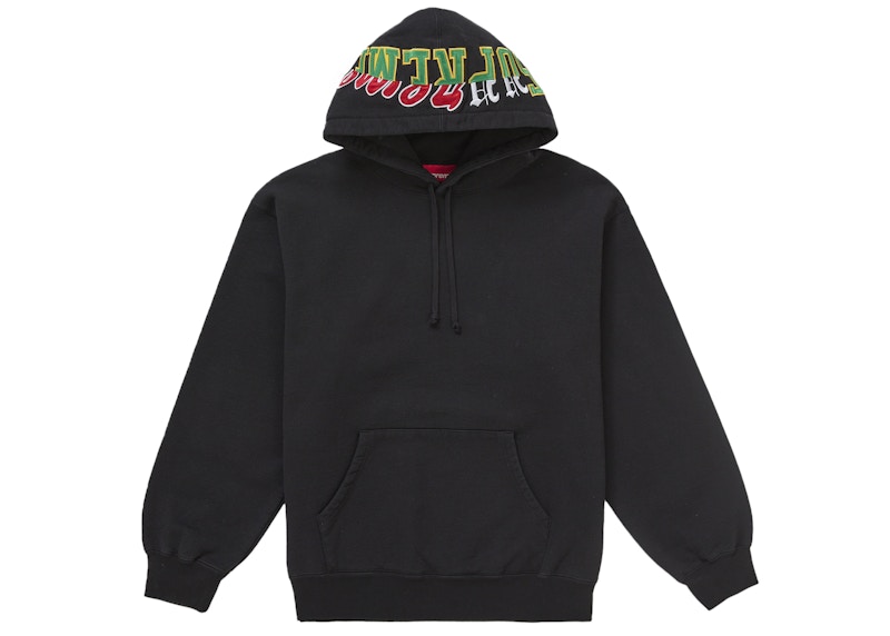 Supreme Multi Logos Hooded Sweatshirt Black Men's - FW25 - US