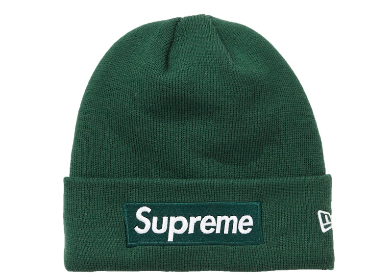 Supreme New Era Box Logo Beanie (FW18) Dark Green - FW18 - US