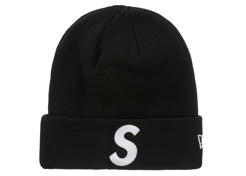 Supreme New Era S Logo Beanie Black - FW23 - GB