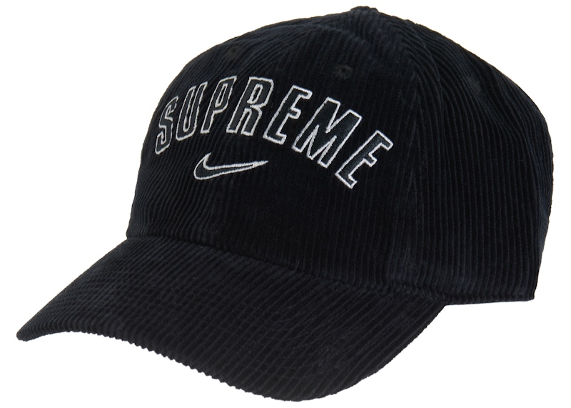 Supreme Nike Arc Corduroy 6-Panel Black - SS22 - GB