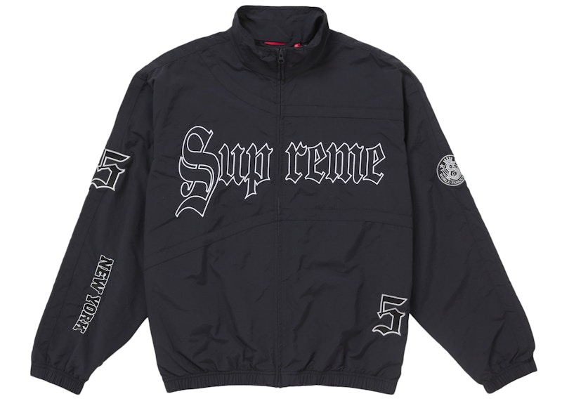 Supreme Old English Track Jacket Black メンズ - SS25 - JP