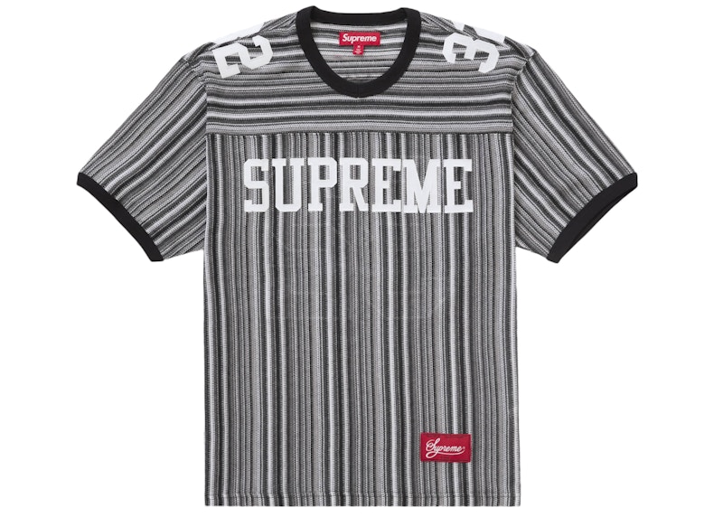 Supreme Open Knit Football Top Black Men's - SS25 - GB