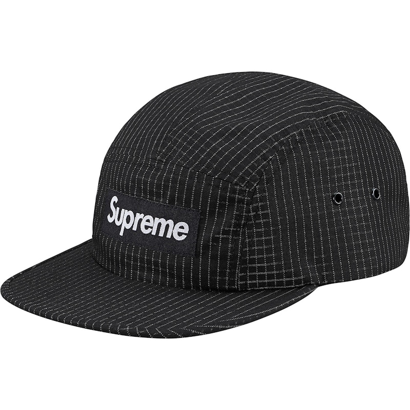 Supreme Overdyed Ripstop Camp Cap Black - FW17 - US
