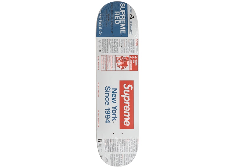 Supreme Paint Skateboard Deck White - SS22 - US