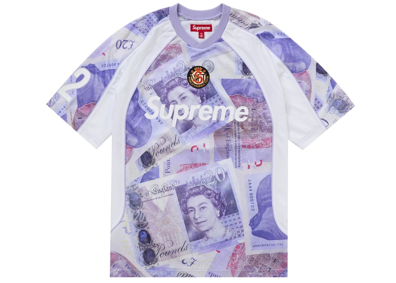 Supreme Pounds Soccer Jersey White Men's - FW25 - US