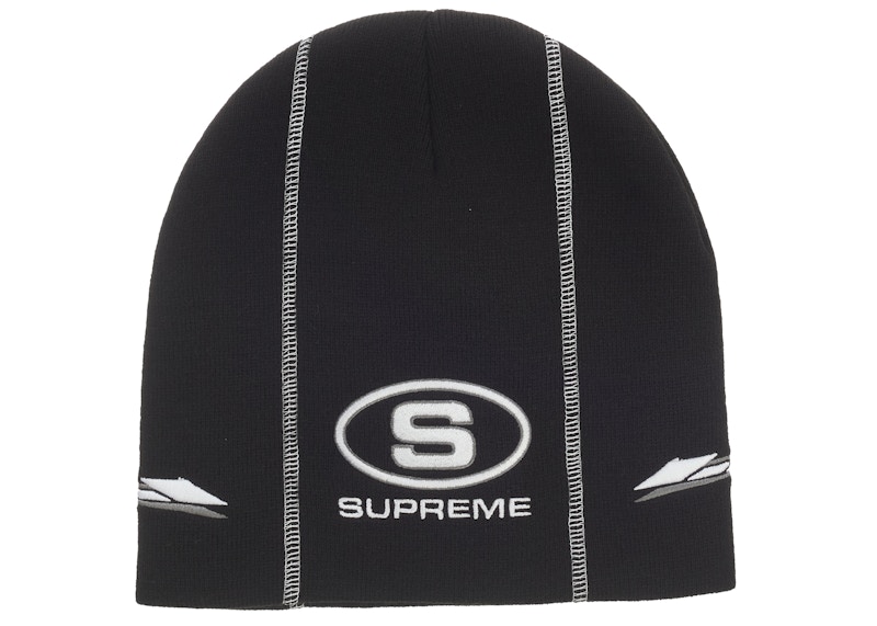 Supreme Racing Panel Beanie Black - FW25 - GB