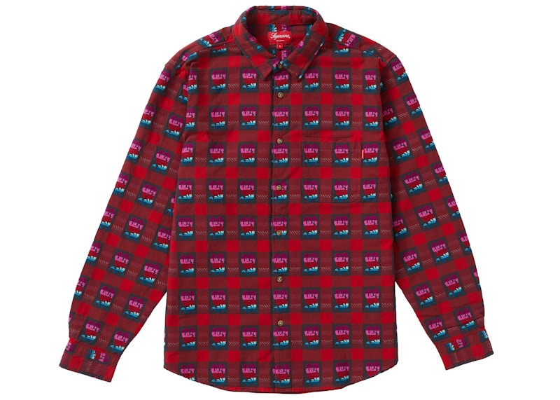 Supreme 19SS Rose Buffalo Plaid Shirt S