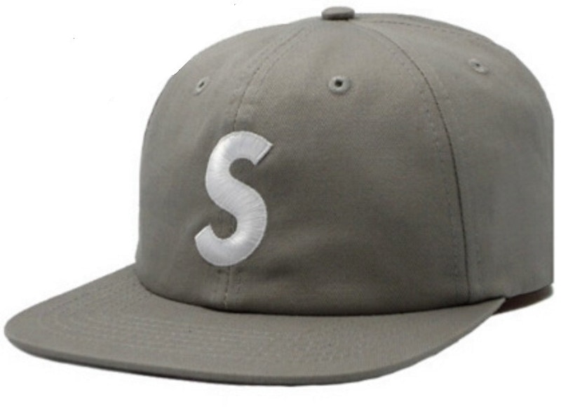 Supreme S Logo Hat Grey - SS15 - US