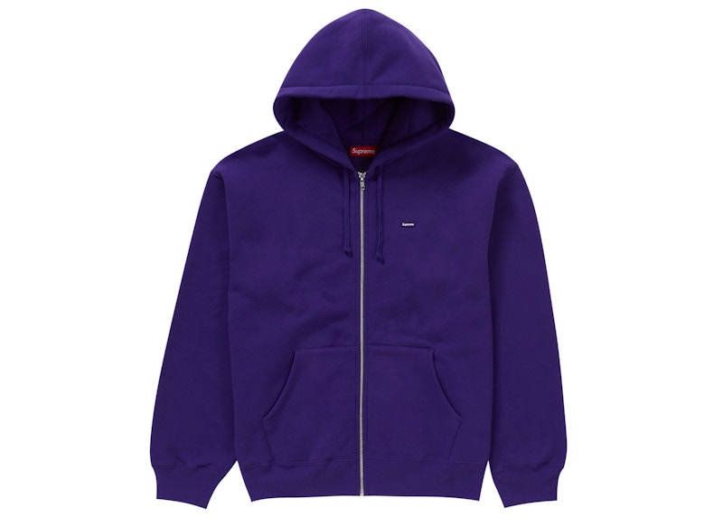 Supreme Small Box Hooded Sweatshirt (FW24) Purple Men's - FW24 - US
