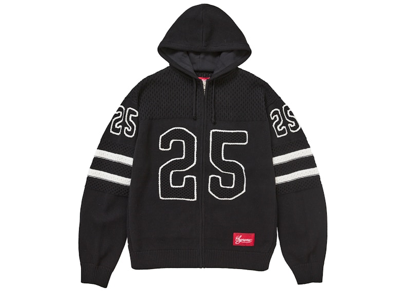 Supreme Sport Zip Up Hooded Sweater (FW25) Black メンズ - SS25 - JP