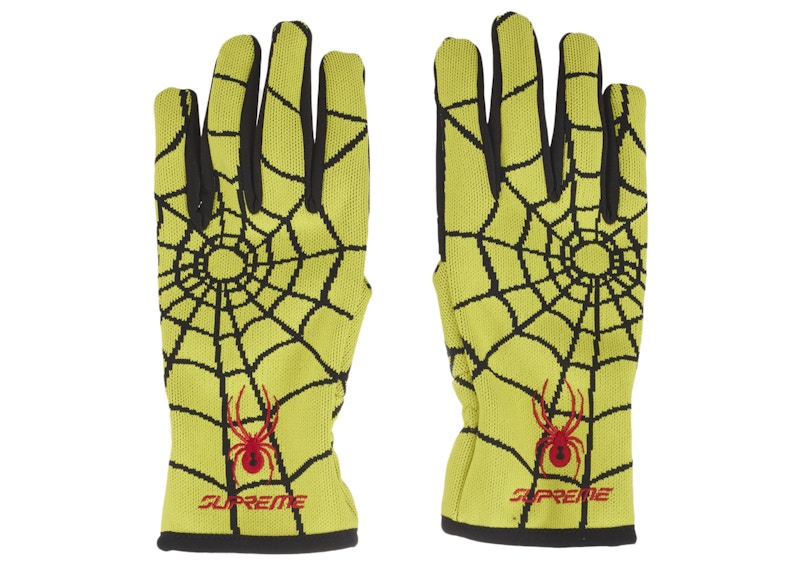 Supreme Spyder Gloves Yellow - US