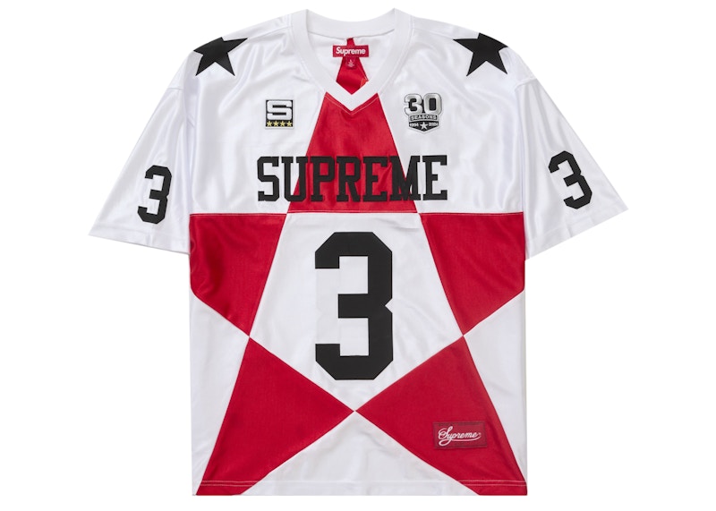 Supreme Star Football Jersey White Men's - FW24 - US