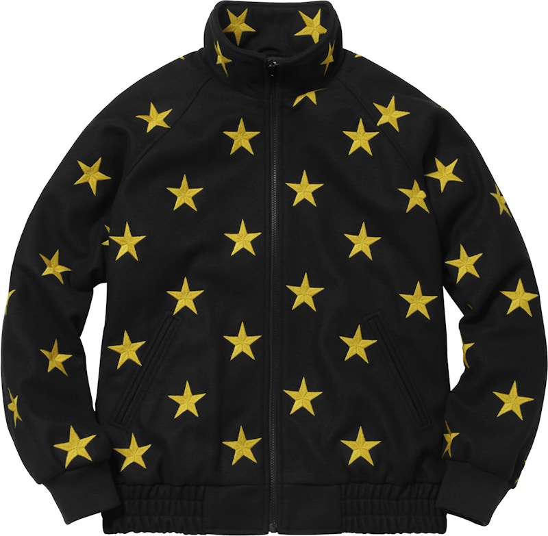 Supreme Stars Zip Stadium Jacket Black Men's - FW16 - US
