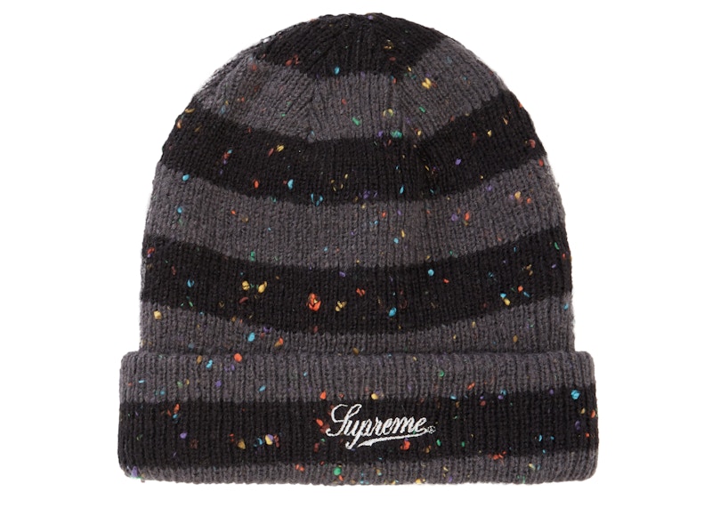 Supreme Stripe Speckle Beanie 野村周平 着用 【公式通販】