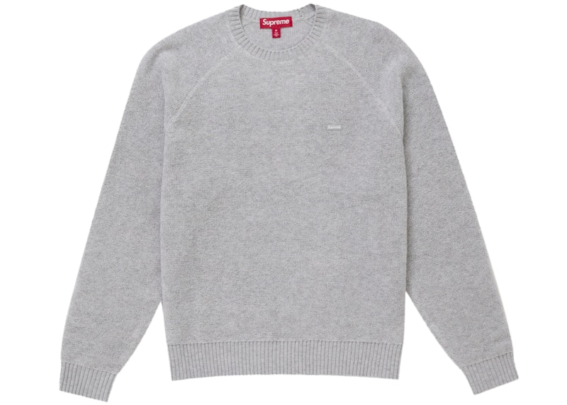 Supreme Terry Small Box Sweater Heather Grey メンズ - FW24 - JP