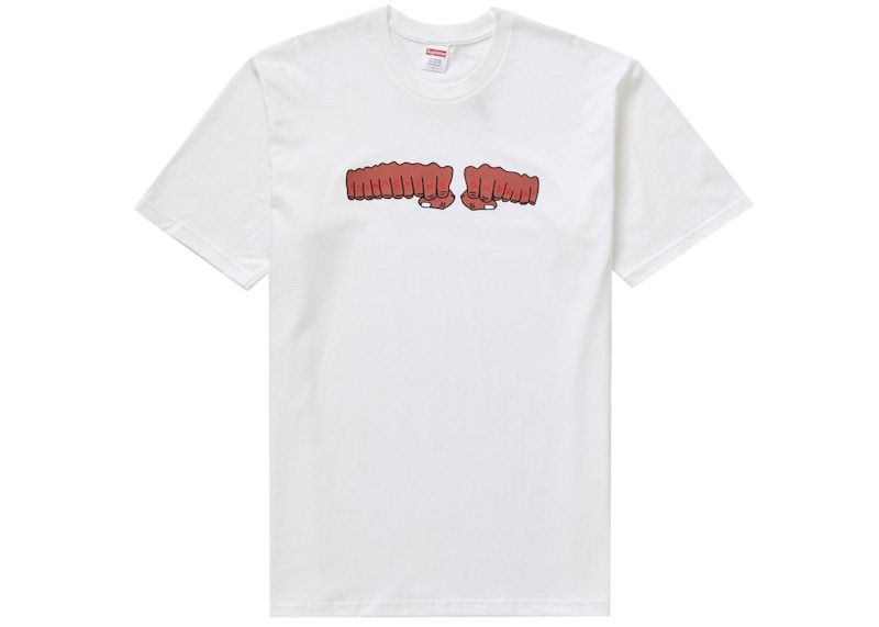 Supreme Toy Machine Fist Tee White Men's - SS24 - US